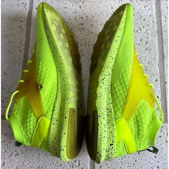 Reebok Men’s Zoku Runner Ultra Knit Solar Yellow Neon Sneakers Sz 10.5 - Picture 9 of 15